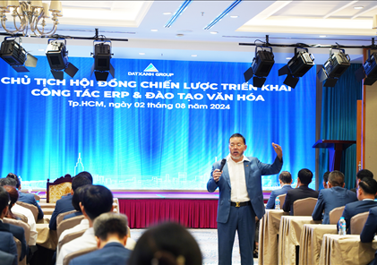 Chủ tịch Hội đồng Chiến lược Tập đoàn Đất Xanh chủ trì Hội nghị “Triển khai công tác ERP và đào tạo văn hóa” nửa cuối năm 2024