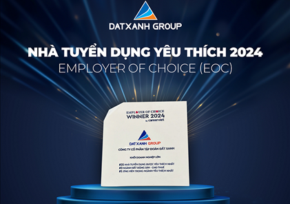 Tập đoàn Đất Xanh được vinh danh Top Nhà tuyển dụng được yêu thích nhất năm 2024
