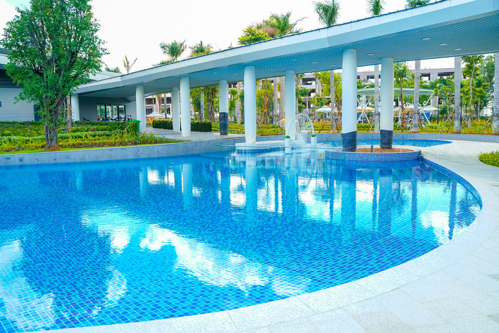 Hồ bơi Gem Sky Park sẵn sàng chờ ngày chính thức đi vào hoạt động